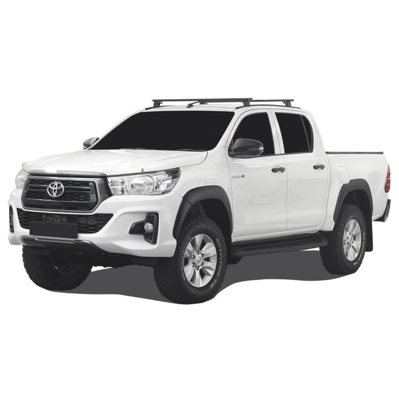 Kit de barres de toit pour une Toyota Hilux Revo DC (2016 - jusqu'à présent) / Rails AND Pieds - de Front Runner