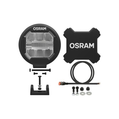 7in OSRAM LED Light Round MX180-CB / Combo Beam AND Mounting Kit - by Front Runner