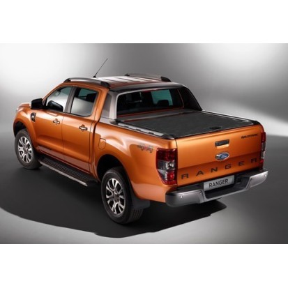 Rideau coulissant noir Mountain Top Ford Ranger Wildtrack Super Cabine
