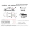 Kit de galerie Slimline II pour une benne de Pick-Up / 1345(l) x 1358(L) - de Front Runner