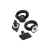Oeillets d'arrimage noirs pour rails