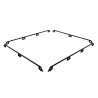 Kit de ridelles Expédition - Périmètre - pour une galerie de 1560mm (L) x 1425mm (l)