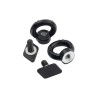 Oeillets d'arrimage noirs pour rails