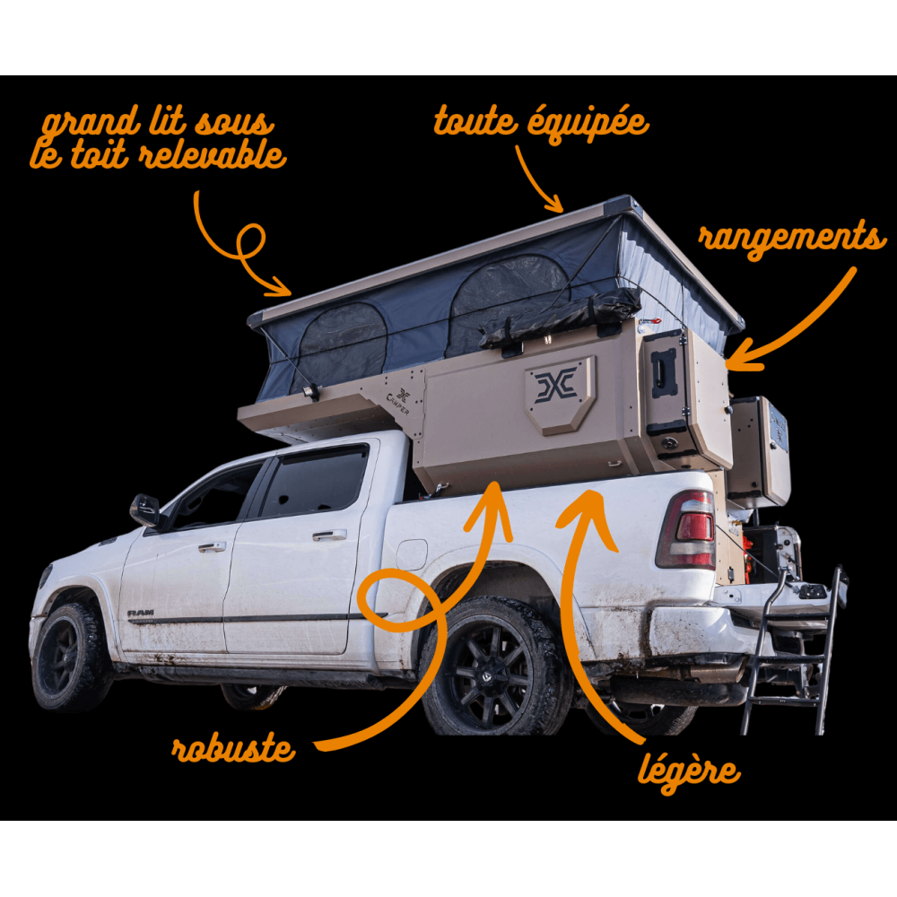 Camper x - cellule voyage pickup  sifa 4x4 ! POIDS 350 KG