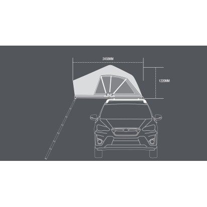 Tente de toit UBER LITE Ironman 4x4 promo