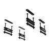 Supports de montage pour tentes à coque dure / 4 pièces