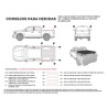 Kit de galerie Slimline II pour une benne de Pick-Up / 1345(l) x 1358(L) - de Front Runner