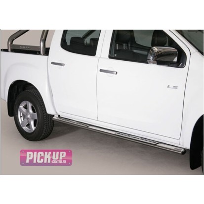 Tubes marche pied alu Isuzu D-max double cab 2012+