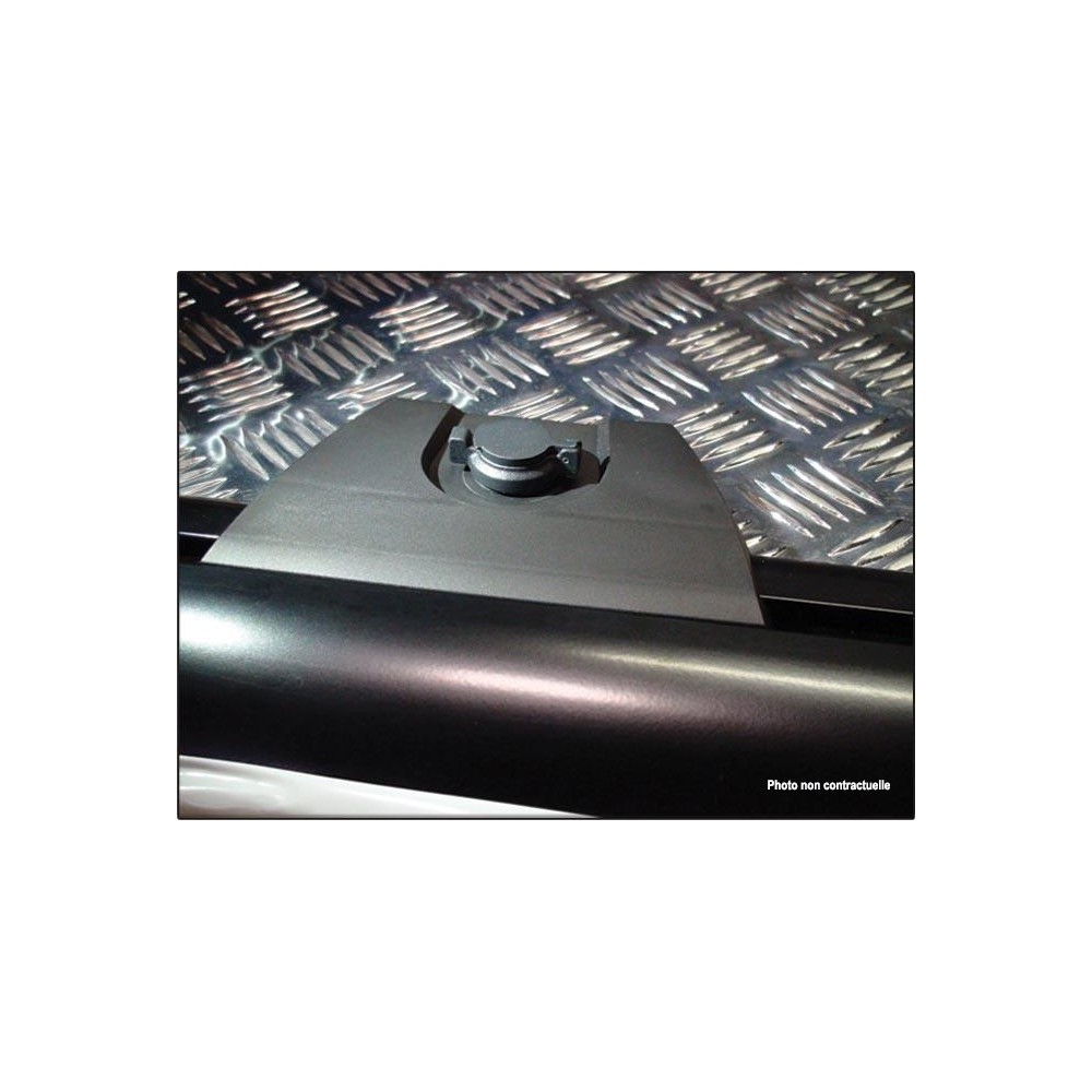 Tonneau cover alu V2 Isuzu Dmax 2020+ thermolaque noir Space cab