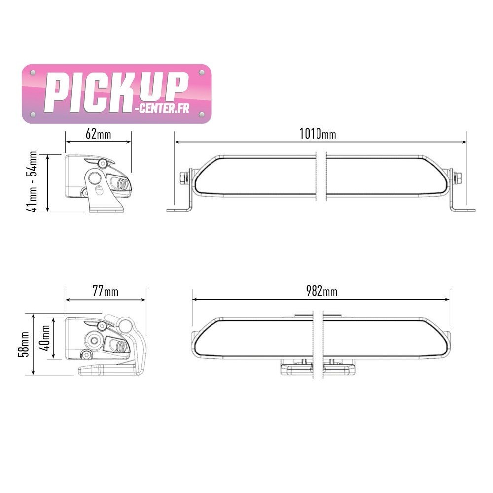 Kit de barre à LED pour toit