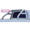 Arceau inox double tube Ø 76 Toyota Hilux 2016 + plaques latérales