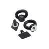 Oeillets d'arrimage noirs pour rails
