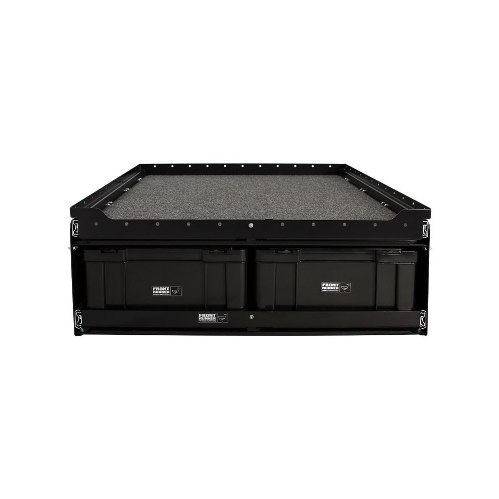 Tiroir pour 6 boîtes Cub avec plateau coulissant au-dessus du tiroir - de Front Runner