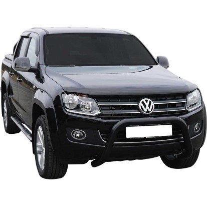 Push Bar INOX Ø76 VOLKSWAGEN AMAROK 2010+ NOIR