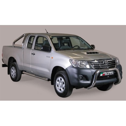 Push bar INOX Ø76 TOYOTA VIGO/HILUX 2011+ CE (SUPER BAR)