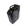 Jerricane à carburant 20l - Finition acier noir