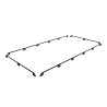 Kit de ridelles Expédition - Périmètre - pour une galerie de 2772mm (L) x 1475mm (l)