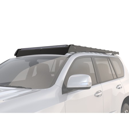 Déflecteur de vent de galerie Slimsport pour Lexus GX 460/Toyota Prado 150 (2010 -jusqu'à présent) / Prêt pour barre lumineuse