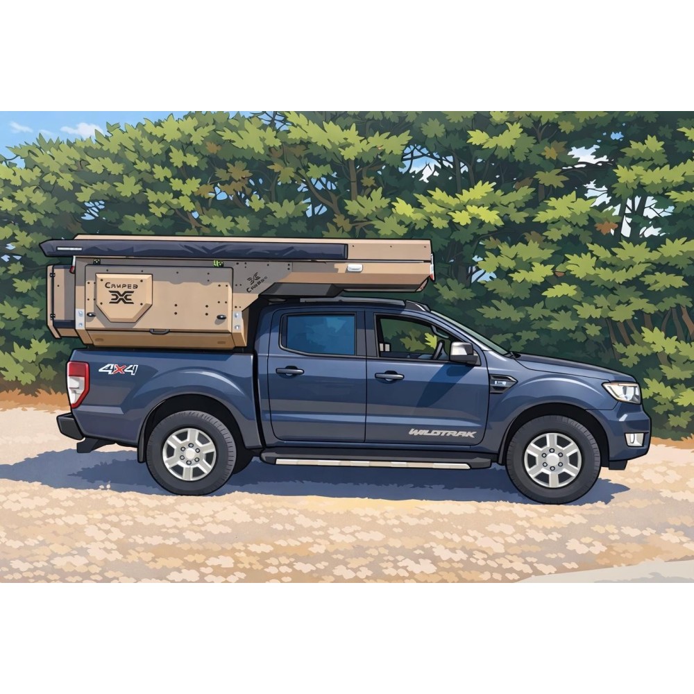 Camper x - cellule voyage pickup  sifa 4x4 ! POIDS 350 KG