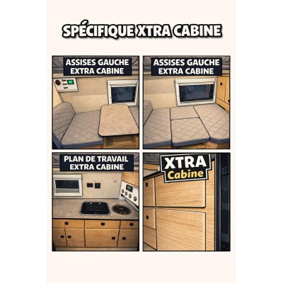 Cellule MANGUSTA double cab. interieur vide