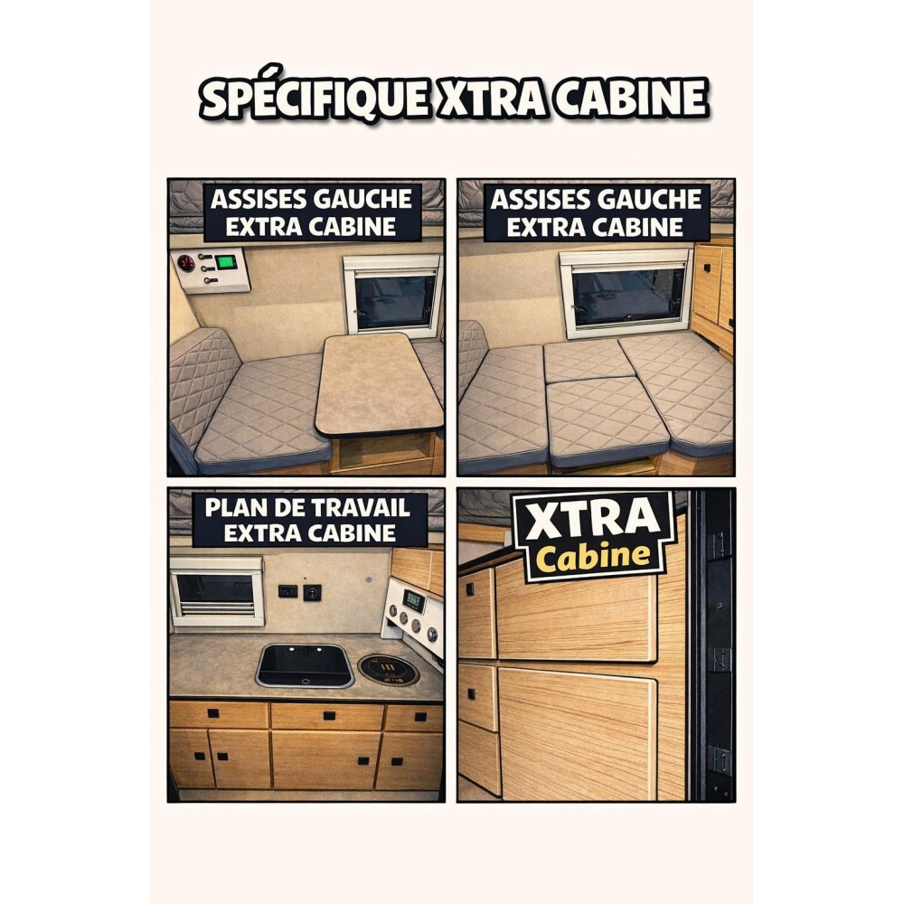 Cellule MANGUSTA double cab. interieur vide