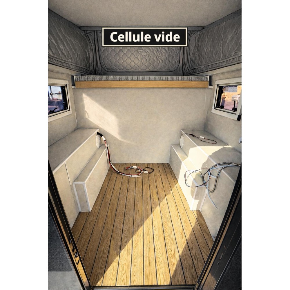 MAGUSTA CELLULE SUR MESURE PICKUP AMOVIBLE POUR VOYAGE AUTONOME PAR sifa 4x4 !