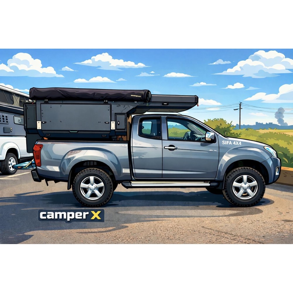 Camper x - cellule voyage pickup  sifa 4x4 ! POIDS 350 KG