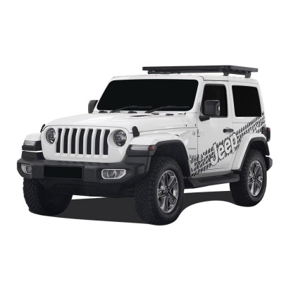 Kit de 1/2 galerie Slimline II extrême pour le Jeep Wrangler JL 2 Portes (2018-jusqu'à présent) - de Front Runner