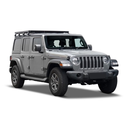 Kit de 1/2 galerie Slimline II pour une Jeep Wrangler JL 4 portes (2018-jusqu'à présent) - de Front Runner