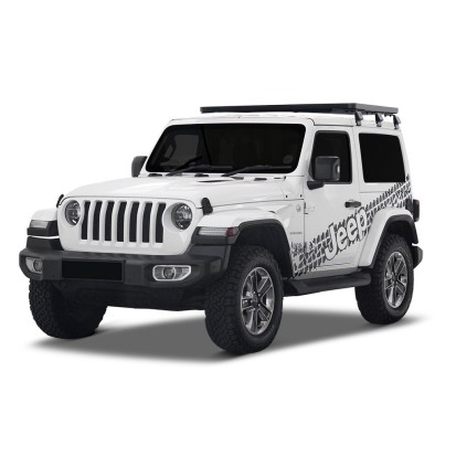 Kit de 1/2 galerie Slimline II pour une Jeep Wrangler JL 2 Portes (2018 - jusqu'à présent) - de Front Runner