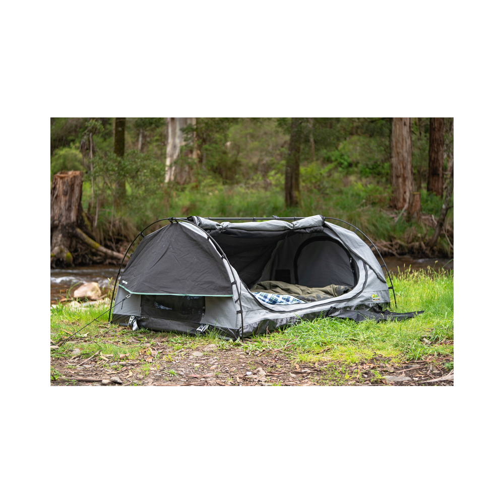 LIT CAMPING SWAG  ironman 4x4  1PLACE  200 x 90 cm  avec matelas inclu de 7 cm