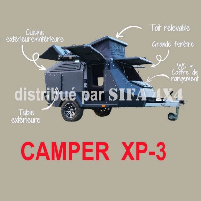 Remorque BIVOUAC CAMPER XP-3  X-CAMPER