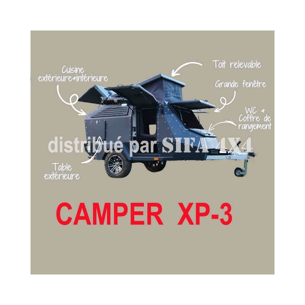 Remorque BIVOUAC CAMPER XP-3  X-CAMPER