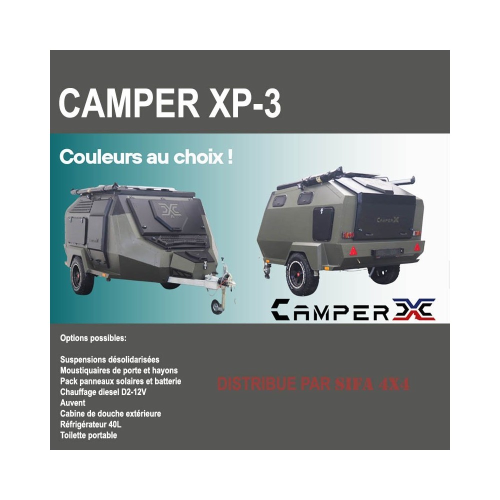 Remorque BIVOUAC CAMPER XP-3  X-CAMPER