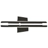 Protection de bas de caisse pour un Land Rover Defender 110 / Noir - de Front Runner