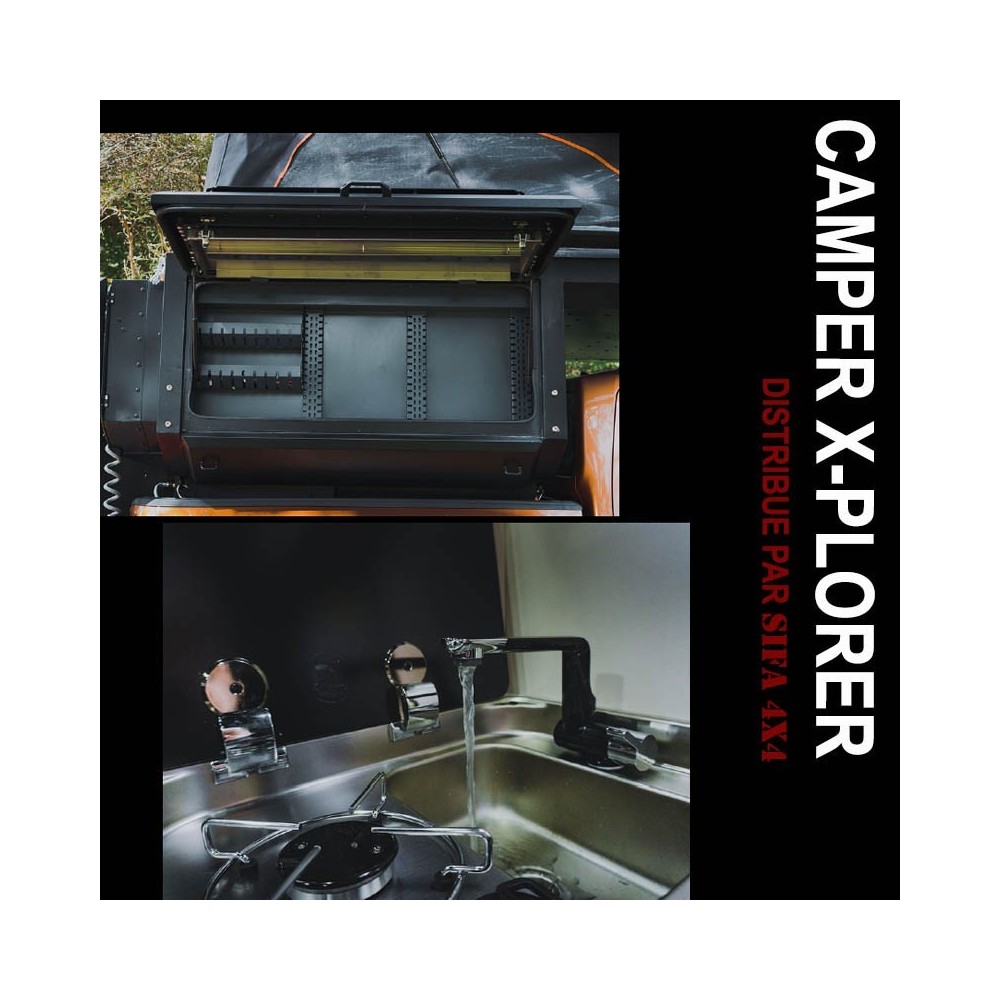 Camper x - cellule voyage pickup  sifa 4x4 ! POIDS 350 KG